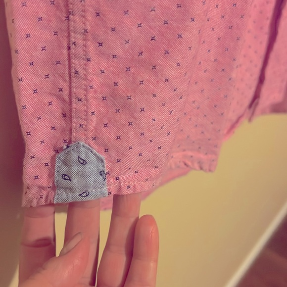 L Report Collection Men Casual Linen Shirt Short Sleeve Button Down Summer Beach - Picture 9 of 17